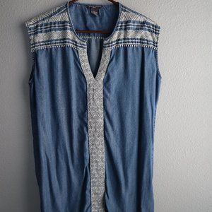 Denim Shift Dress